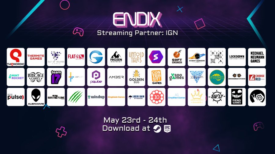 No Lines, No Flights: Fully Digital Gaming Expo ENDIX Returns May 23–24 with Alienware Partnership & Massive Lineup